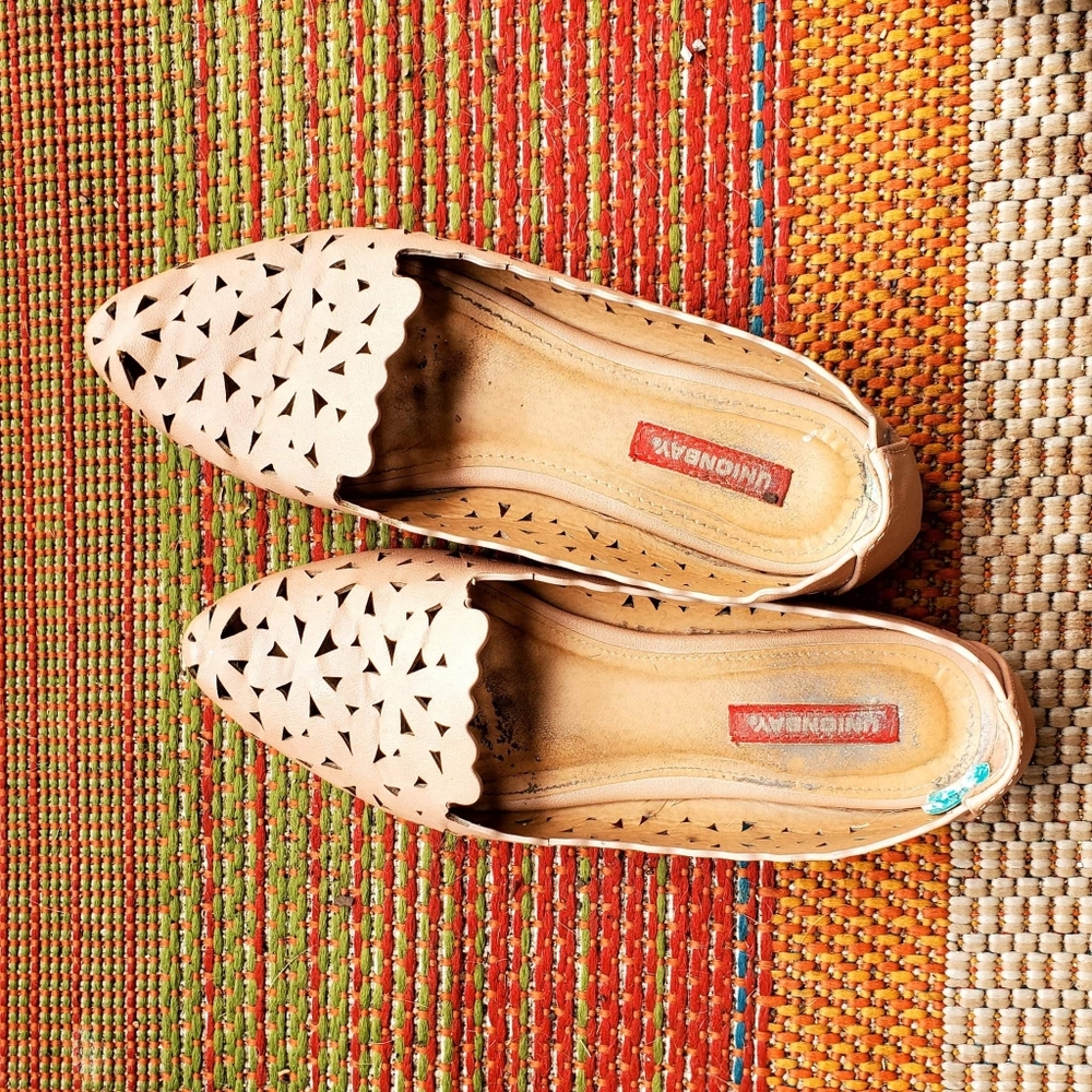 Well worn flats